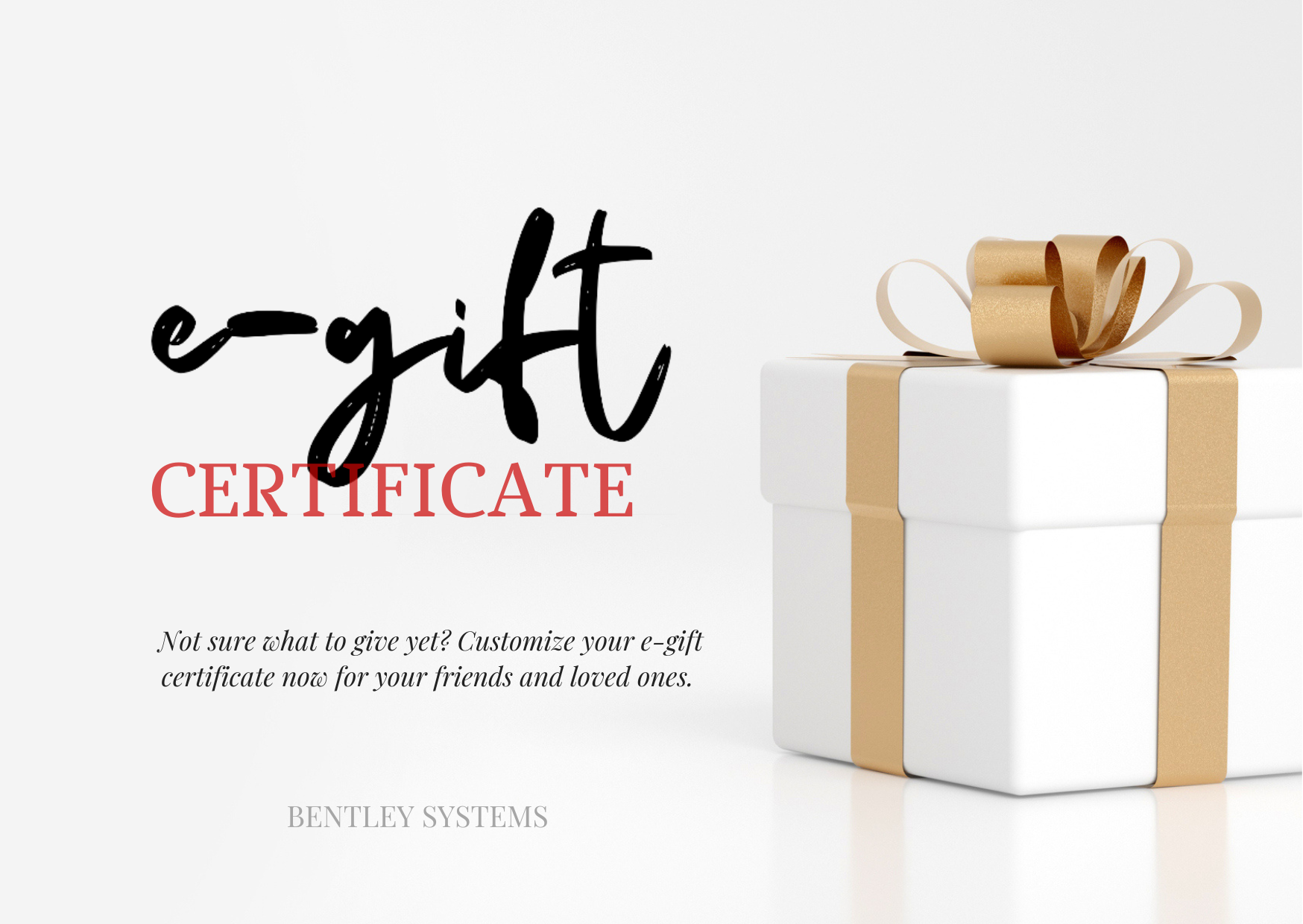 gift certificates available